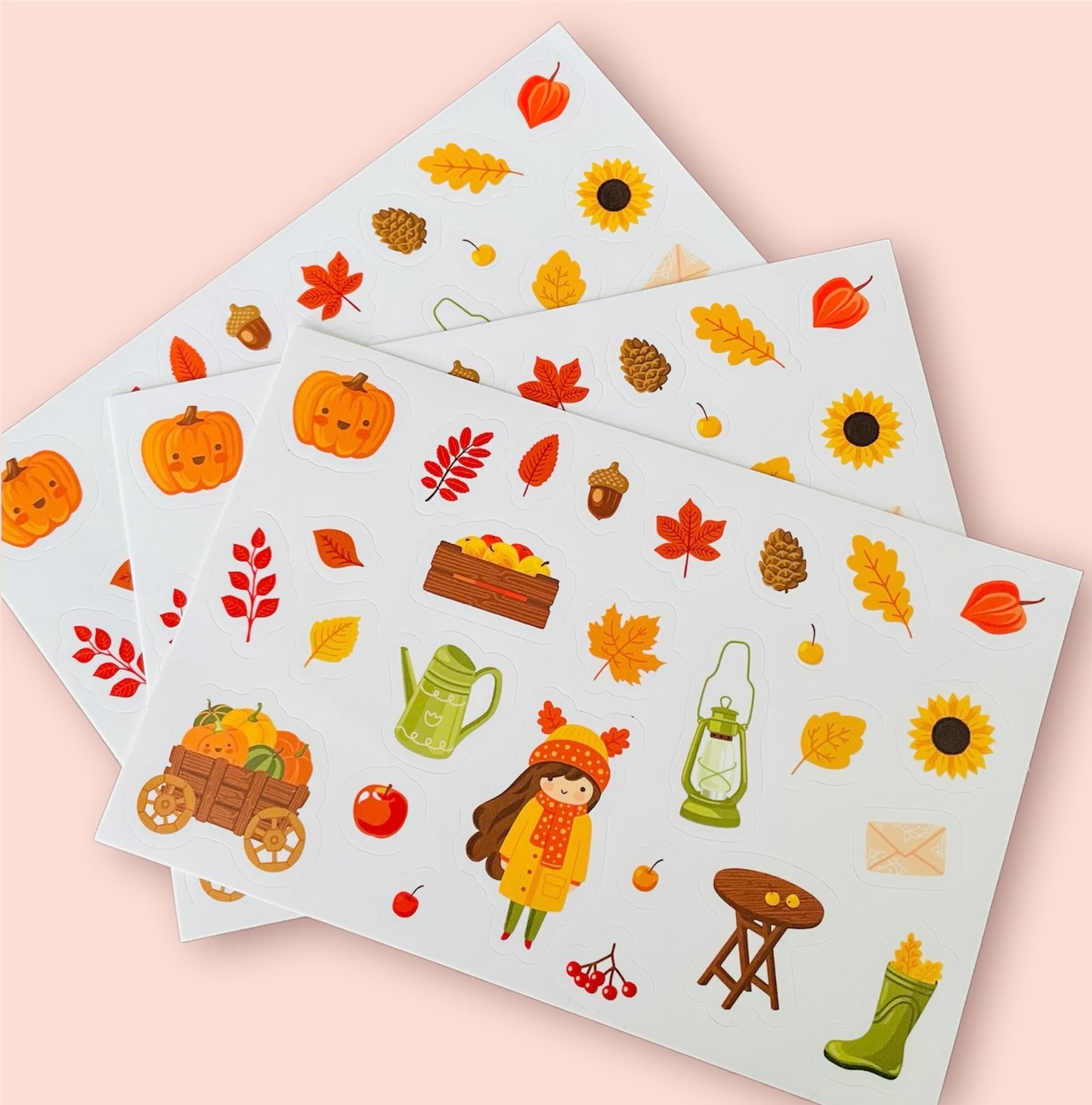 Cutie Girl - Fall Sticker Sheet