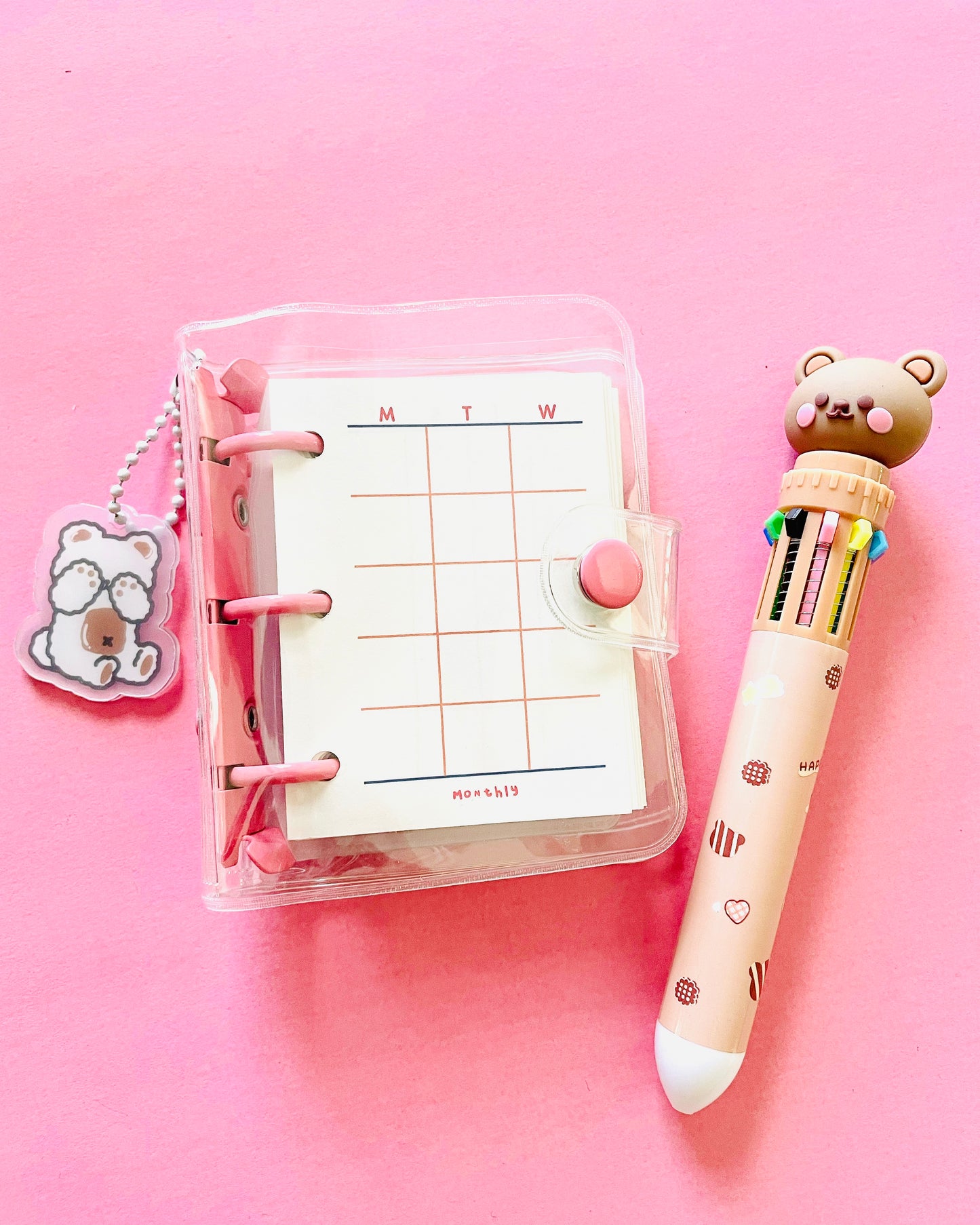 Cute 3 Hole Mini Binders