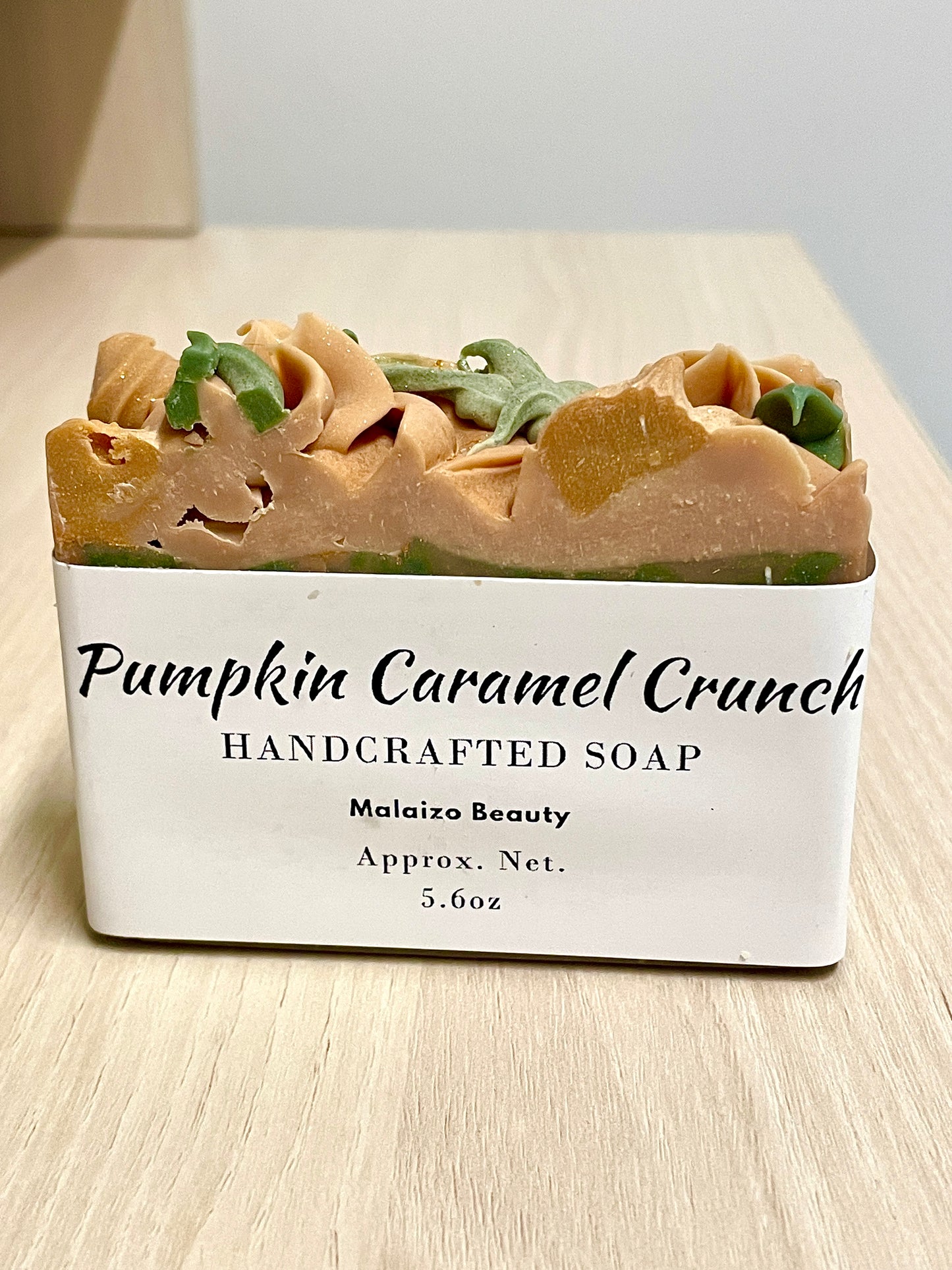 Pumpkin Caramel Crunch Frosted  Soap Bar