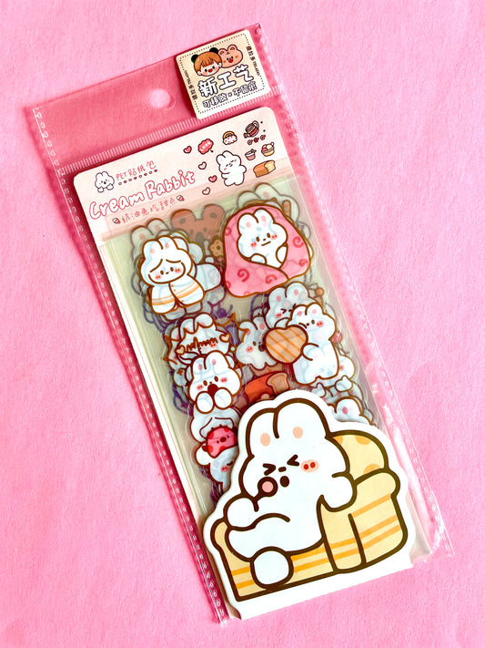 Cutie Cream Rabbit - Sticker Sheets