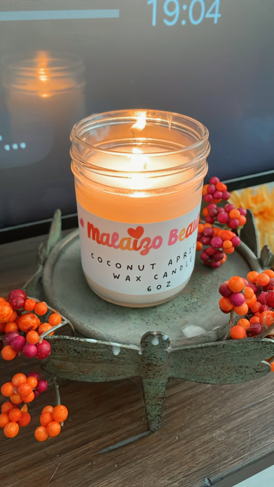 Coconut Apricot Wax Candles